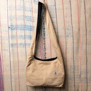 Upcycled carhartt hobo bag